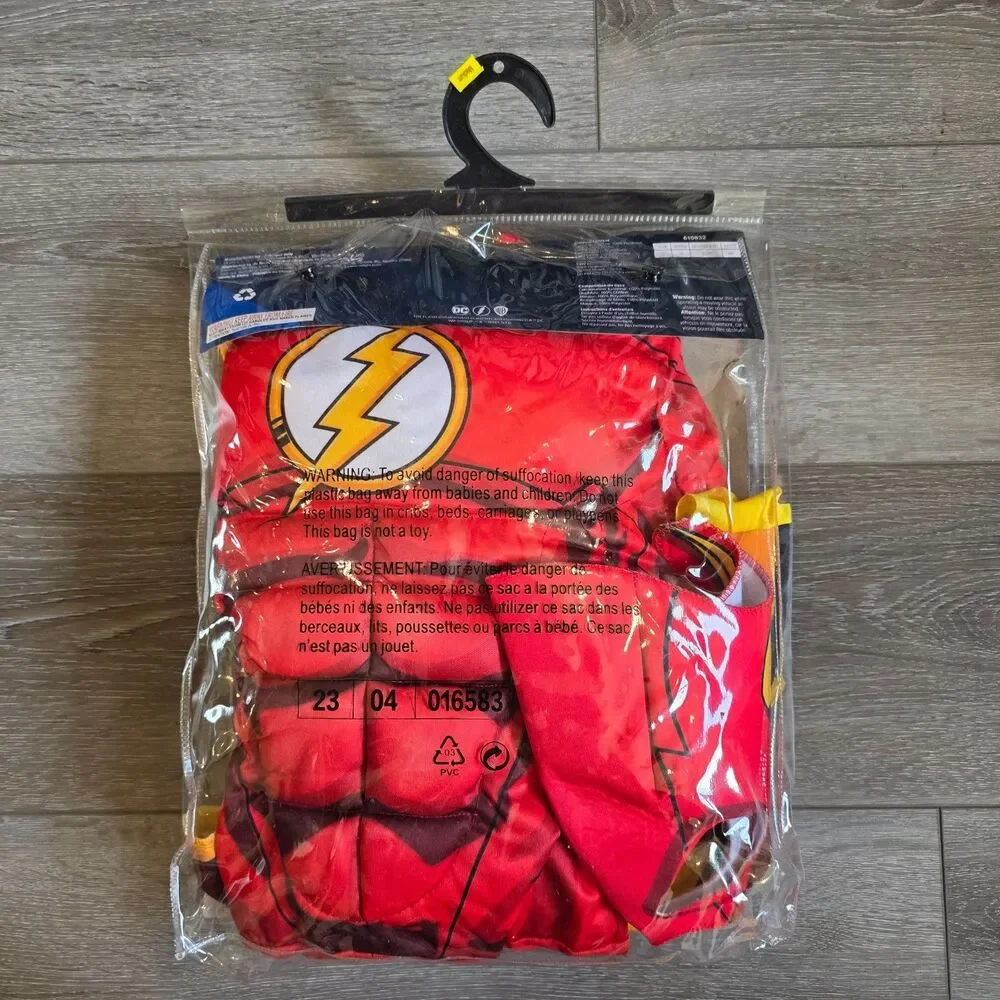 Justice League Rubie's DC Comics Deluxe Muscle Chest The Flash Child M 5-7